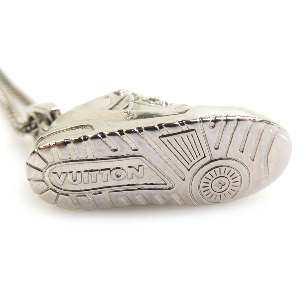 LOUIS VUITTON Silver Necklace - Picture 4 of 11